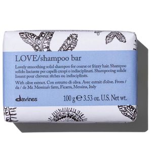 твёрдый шампунь love для разглаживания завитка davines 100 g